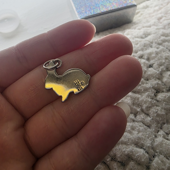 Silver Bunny Charm with Multicolor Accents James Avery Sterling Silver - Picture 2 of 2